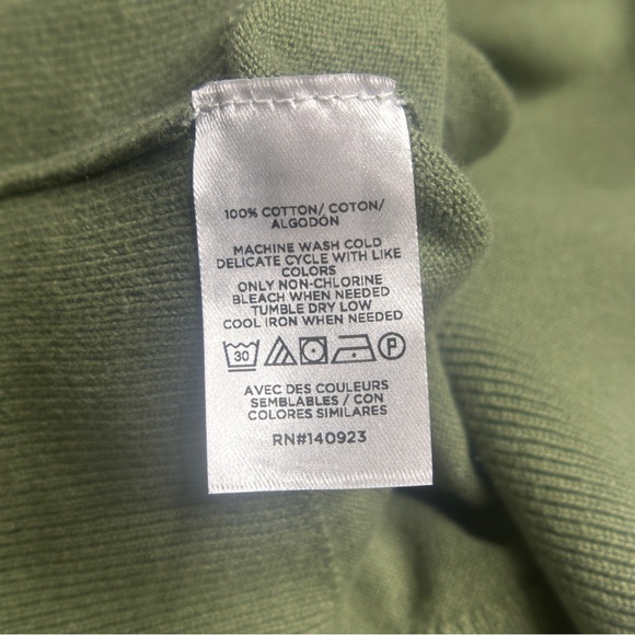 EUC LOFT Olive Green Cardigan Size XL - Picture 12 of 15